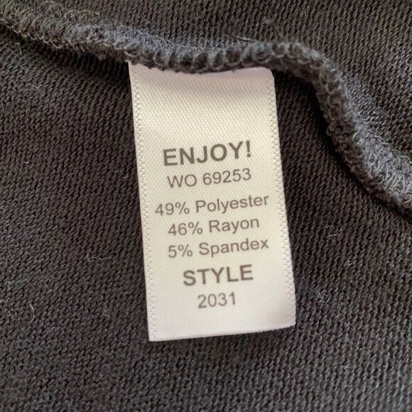 Michael Stars Long Sleeve Black Wrap Cardigan - Picture 5 of 6